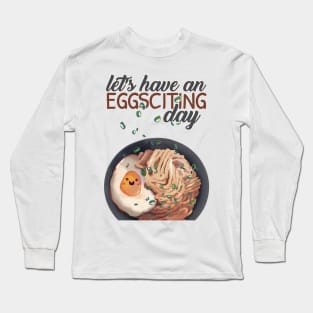 Fried Noodle with egg Long Sleeve T-Shirt